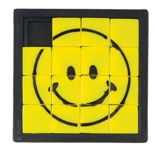 Sliding Puzzle with a smiling face
